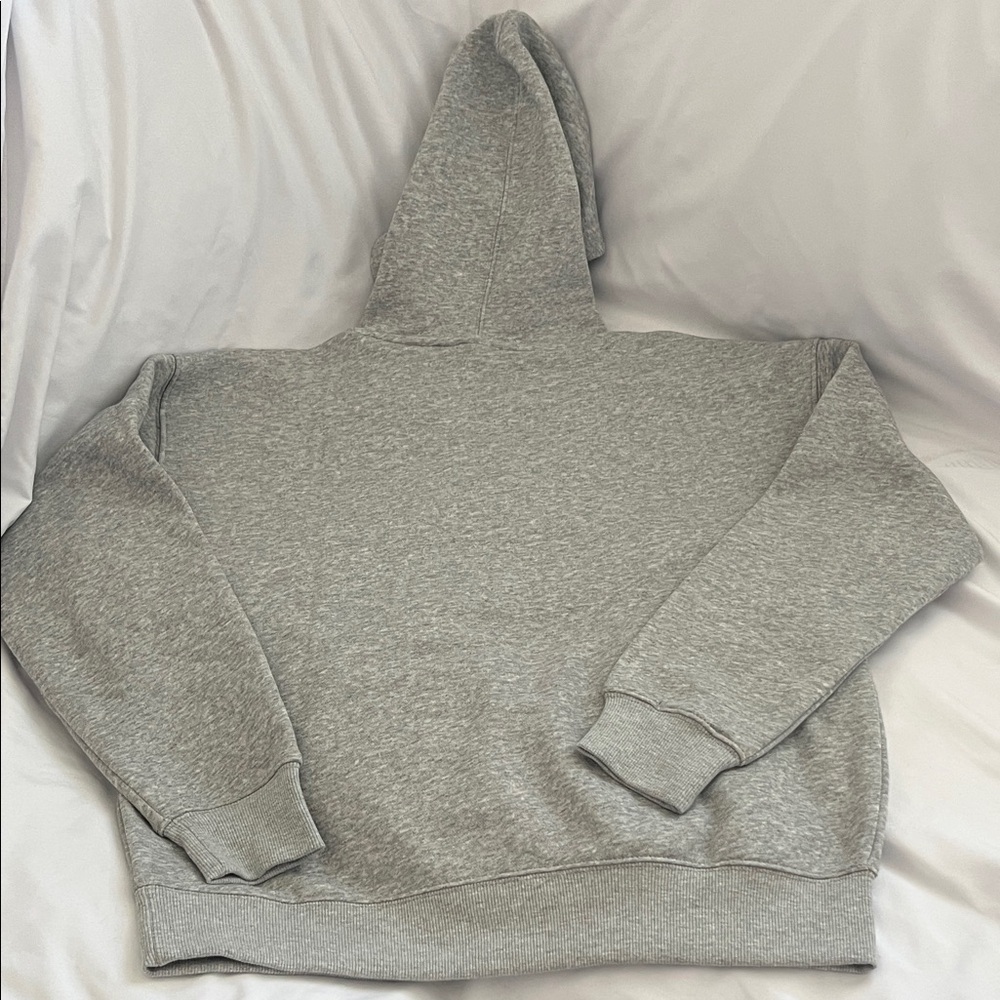 GAP Kids Gray Fleece Hoodie - Picture 6 of 9